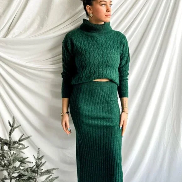 Heartloom Hunter Green Oliviera Skirt NWT - Picture 4 of 4